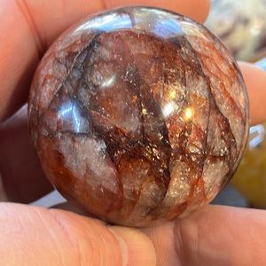 🎄SALE🎄Fire Quartz Crystal Sphere!